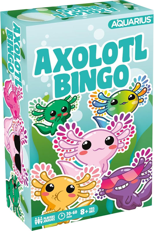 Aquarius Axolotl Family Bingo - Fun Family Party Game for Kids, Teens & Adults - Entertaining Game Night Gift - Officially Licensed for Fun Merchandise