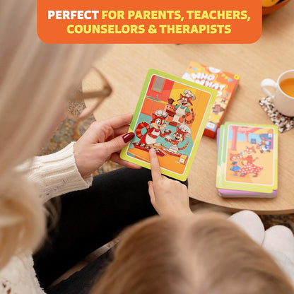 Who What Why Emergency & Safety Conversation Cards for Kids – Social Skills & Critical Thinking Game – Safety Awareness, Decision-Making & Communication Cards, Speech Therapy & SEL Tool, Ages 4+