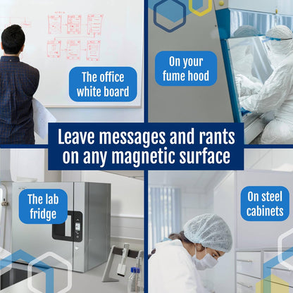 Engineering Word Magnets Kit - Funny Nerdy Poetry Set for College to PhD & Professional Engineers - Ideal Cool Geek Gifts Office Refrigerator-Magnetic White Board - Perfect for STEM Students & Adults