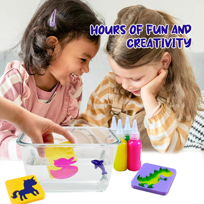 Sleepah Aqua Fairy Water Gel Kit for Kids Magic Water Elf Toy Make Your Own Squishies Craft Kits for Kids DIY Squishy Maker - Arts & Crafts for Kids Ages 5 6 7 8 9 - Gift Boys or Girls Kids Crafts