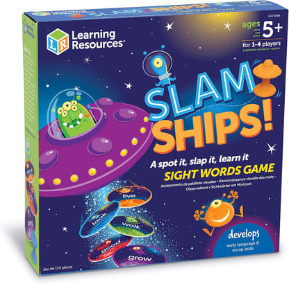 Learning Resources Sight Word Swat A Sight Words Game - Phonics Flash Cards, Board Games for Kids, Montessori Spelling , Homeschool, Classroom Must Haves, Teacher Supplies, Gifts for Boys and Girls