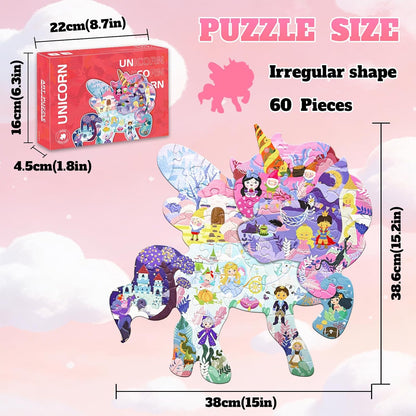 GIVEITALL Irregular Animal Puzzles for Kids Ages 4-6 6-8 8-10 10-12 Year Old,Panda Puzzle 180 Pieces Enlightening Floor Puzzle Game Creative Gifts for Boys Girls (Panda)
