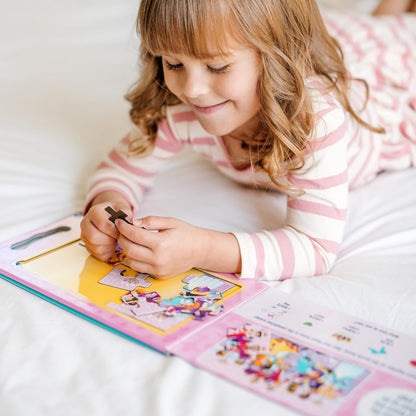 Melissa & Doug Take-Along Magnetic Jigsaw Puzzle Set – On the Farm (2 x 15 Piece) Travel Activity Toy for Preschoolers and Kids Ages 3+ - FSC Certified