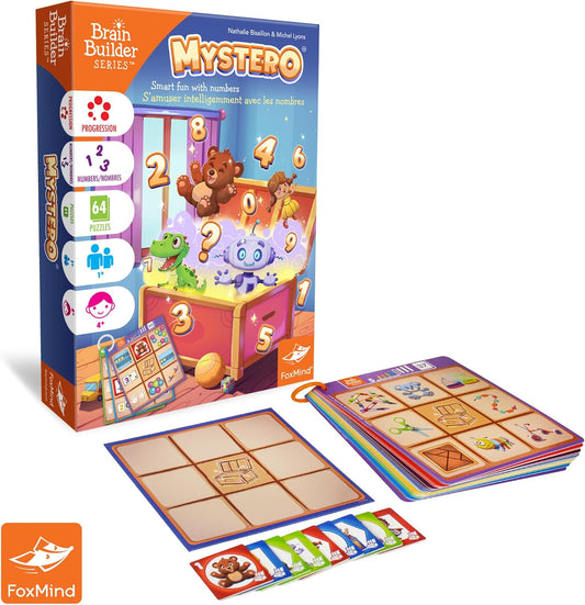 FoxMind Games: Smart Cookies Logic Puzzle Game, Deduction Game for Kids Ages 6+ and Brain Teaser Lovers, STEM Learning Toy from Brain Builder Series, Develops Problem-Solving Skills, 1+ Players
