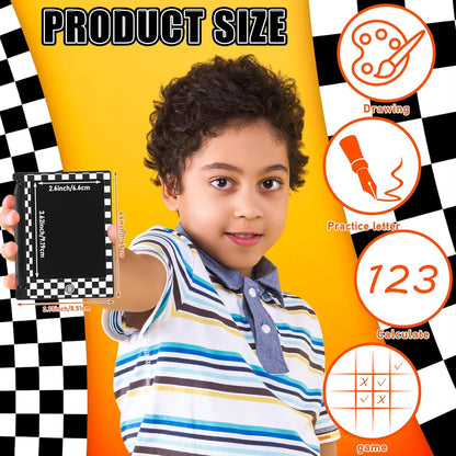 Nezyo 24 Pack Toy Inspires Party Favors Supplies, LCD Writing Tablet for Kids, 4.6'' Mini Board Drawing Tablet, Cartoon Goodie Bags Stuffers Birthday Toddler Boy Student Gifts