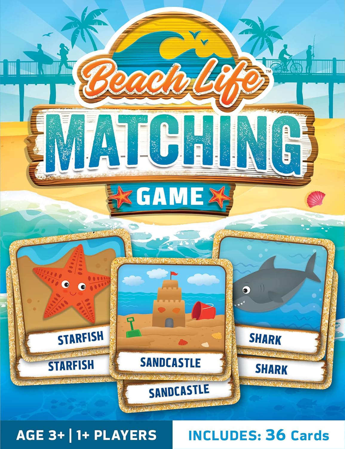MasterPieces Officially Licensed CAT Picture Matching Card Game for Kids and Families