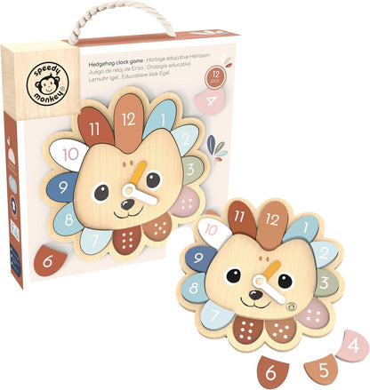 Speedy Monkey Colorful Wooden Alphabet Puzzle | Non Toxic, Child-Safe Paint, Learning Toy for Kids, Educational Fun, Easy-Grasp Letters, Enhances Fine Motor Skills