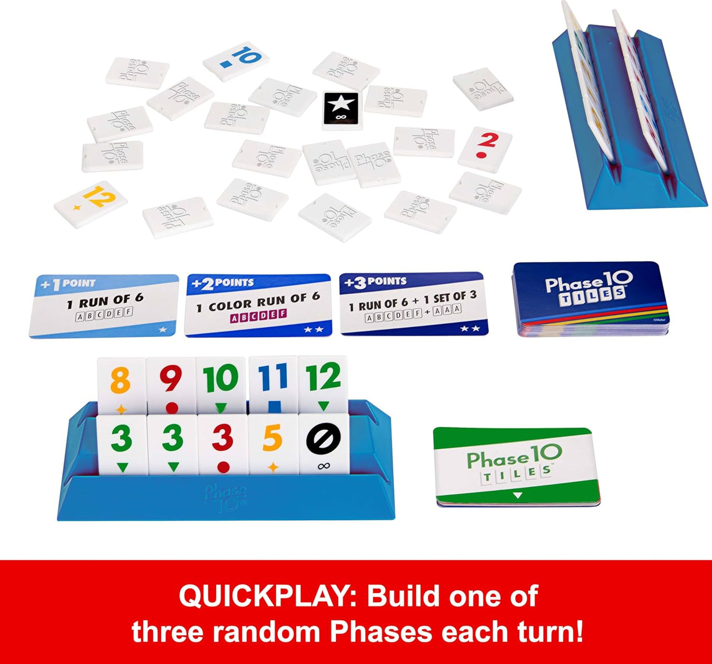 Mattel Games Phase 10 Card Game with 108 Cards, Makes a Great Gift for Kids, Family or Adult Game Night, Ages 7 Years and Older (Amazon Exclusive)