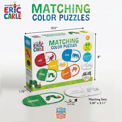 MasterPieces Kids Games - Educational Colors & Shapes Matching Game - Game for Kids and Family - Laugh and Learn