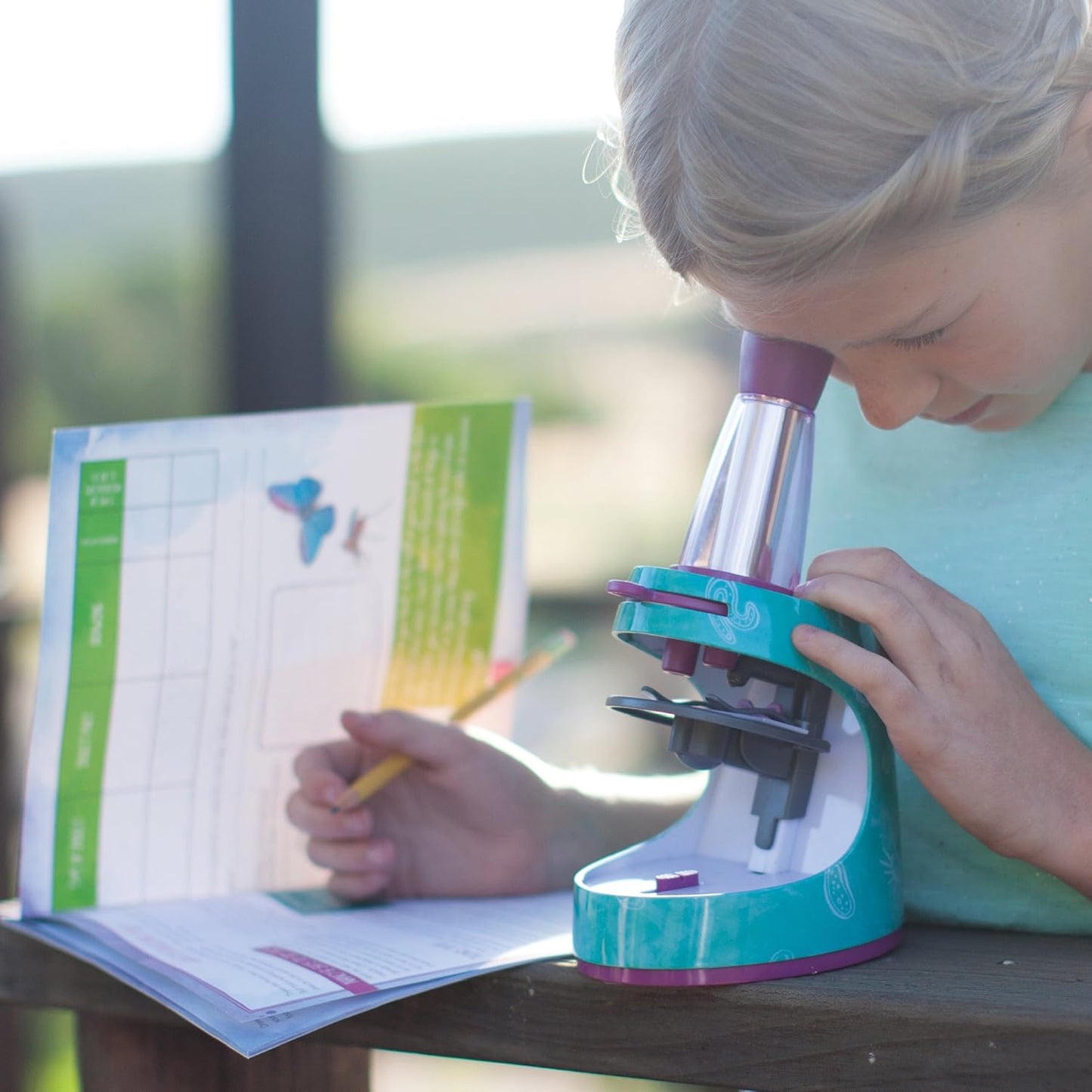Educational Insights Nancy B's Science Club Microscope For Kids, Microscope Kit, Gift For Boys & Girls, Ages 8-12