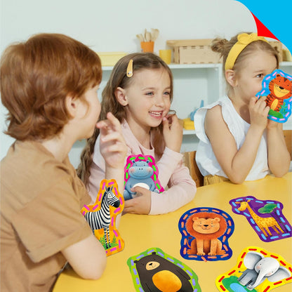 SpriteGru 9 Pieces Kids Lacing Cards, Double Sided Sewing Cards in 9 Vehicle Cards with 9 Colorful Laces, Imagination Development Lacing Toys Games for Children Educational and Learning Activity
