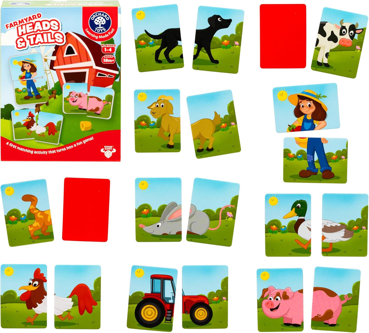 ORCHARD TOYS Moose Smelly Socks Game. Find Matching Pairs of Socks for Your Monsters! for Ages 3-6 and 2-4 Players