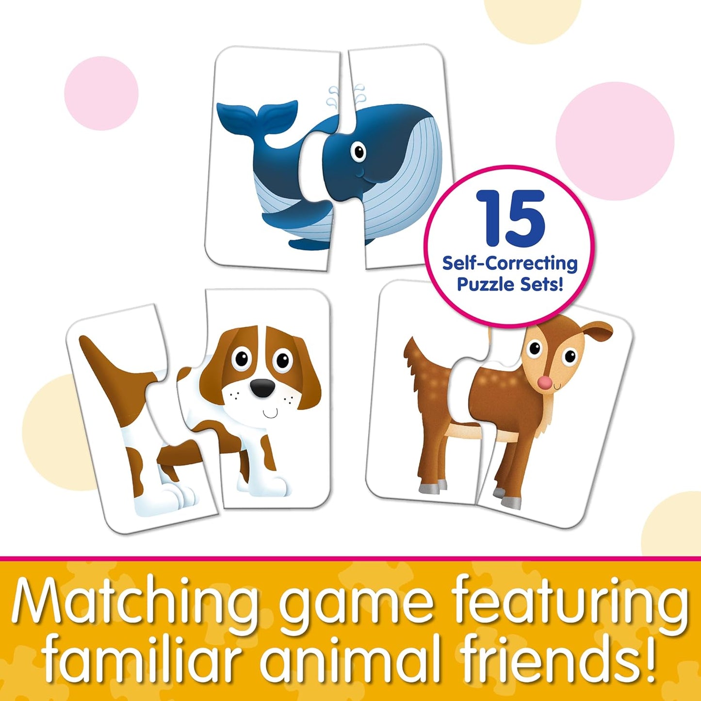 The Learning Journey: My First Match It - Dinosaurs - 2 Year Old Toys, Puzzles for Toddlers, Toddler Puzzle, Educational Toys for 2 Year Old - 15 Self-Correcting Matching Puzzles - Award Winning Toys