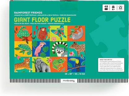 Mudpuppy Rescue Vehicles – 48 Piece Giant Floor Jigsaw Puzzle Featuring A Colorful Scene of Different Kinds of Rescue Transportation Vehicles and Adorable Rescue Characters