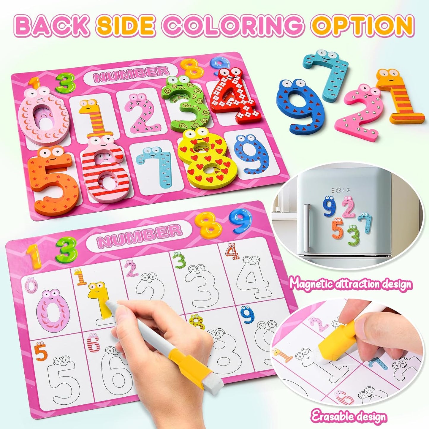 Golray Sorting Toys for Toddlers with Mystery Box, Educational Sorting Games with 8 Themes and 52 Matching Pieces for Preschool & Home Learning, Speech Therapy Toys, Montessori Gift for Kids Ages 3–5