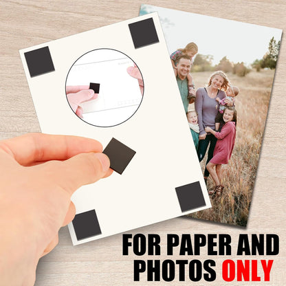 Magnetic Squares with Adhesive Backing(36PCS Each 1.5" x1.5"),Pre-Cut Self Sticky Magnets as Back to School Supplies,Peel and Stick for Cards/Picture/Poster (80mil Magnet)