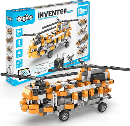 ENGINO- Inventor STEM Toys, Robotorized GinoBot, Construction Toys for Kids 9+, STEM Building Toys, STEM Projects, Gifts for Boys & Girls