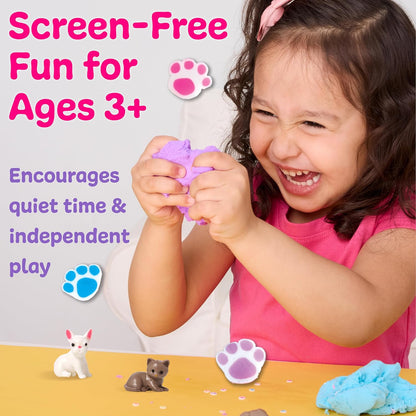 Creativity for Kids Sensory Minis Construction Kit | Cloud Clay Sensory Toy with Excavator for Kids | Spring Crafts that are Mess-Free, Screen-Free Travel Toy (Ages 3+)