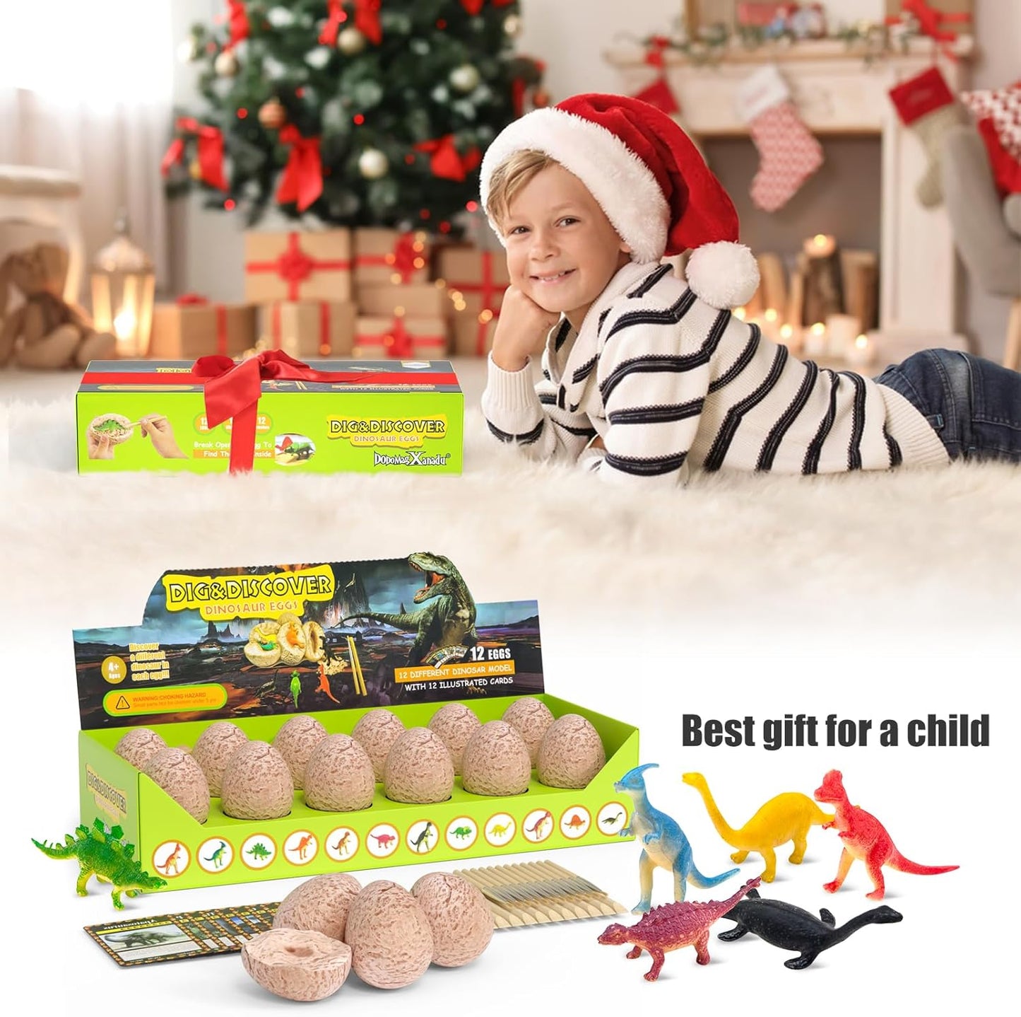 Gemstone Dig Kit, 16 Real Gem Stones and Crystals Excavation Kit, STEM Educational Toys Science Kit for Kids 5-7 8-12, Gem Digging Kit Rock Collection Stocking Stuffers Gifts for Boys Girls