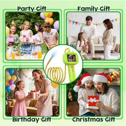 JDZ Kids Borescope Toy with Light, STEM Educational Toy, Birthday Gift for Boys Girls, Outdoor, Nature Exploration, Kids Toy for 4 5 6 7 8 9 10 Years Old