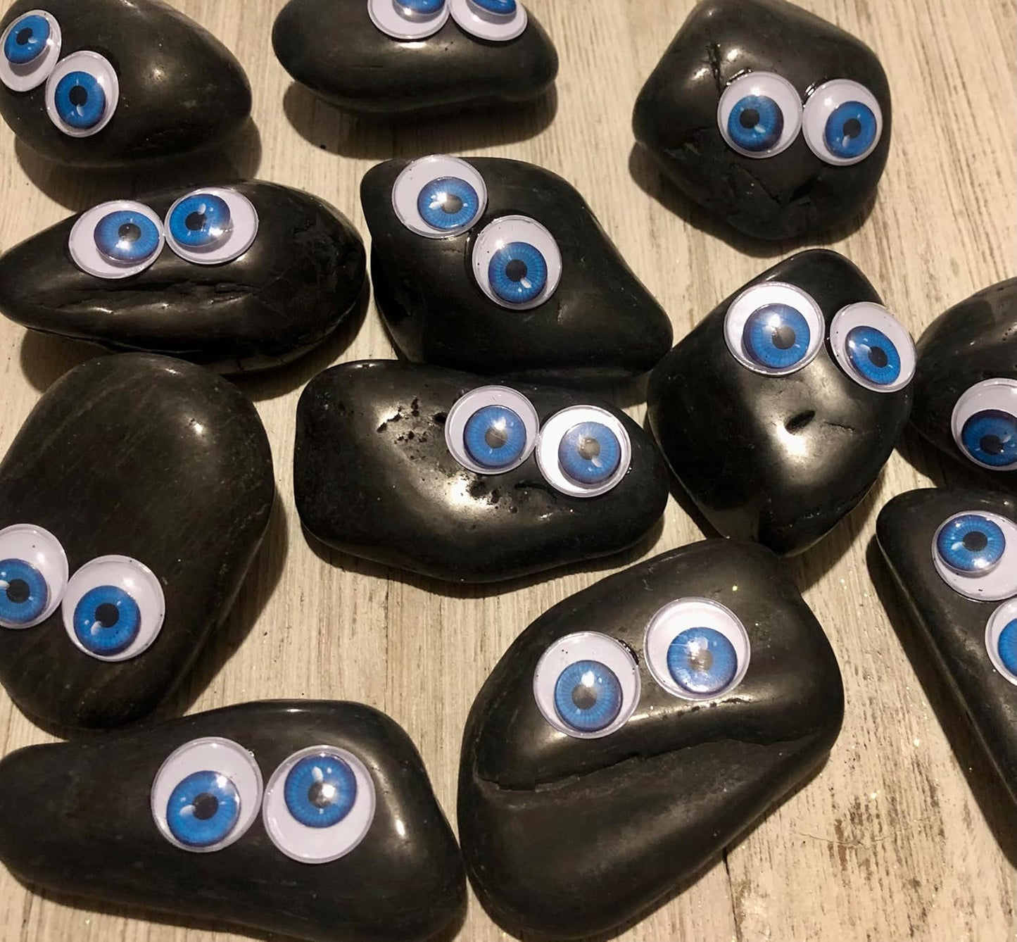 Rock Pet Adoption Kit Funny Novelty Gag Gift (Green Eyes)