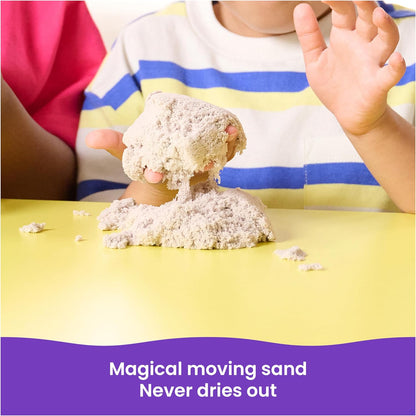 Kinetic Sand, Splash Starter Case with 6oz Color-Change Play Sand, 3 Tools & Molds, Reusable Storage, Sensory Toys, Holiday Gifts & Stocking Stuffers for Kids Ages 3 and up