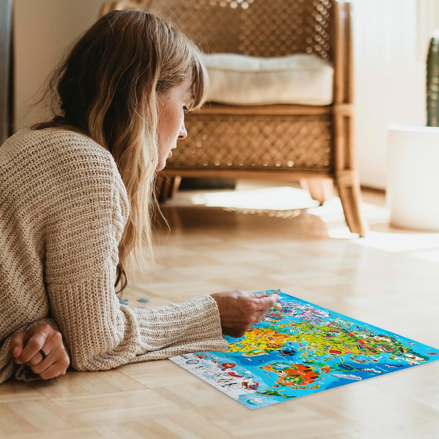 QUOKKA 3X Set Learning Board Games for Kids 8-12 - Educational Trivia Cards Ages 6-8 - Travel United States - World Map - Explore Outer Space - Gift for Children and Teens 4-8 - Jigsaw Puzzles