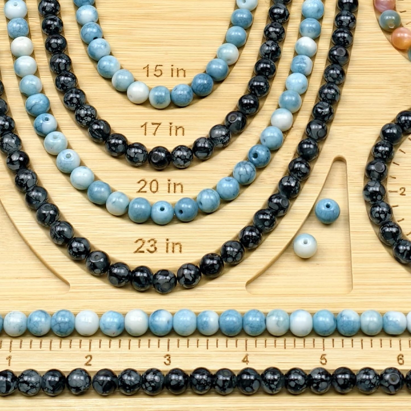 Petoysoso Bead Boards for Jewelry Making, Bamboo Beading Board for Bracelet & Necklace, Jewelry Making Supplies,Bead Tray Supplies