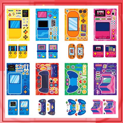 24-Sheet Make Your Own Science Sticker Kit | Microscope, DNA & Scientist Designs - Reusable Educational Decor for Classrooms & Kids Rooms