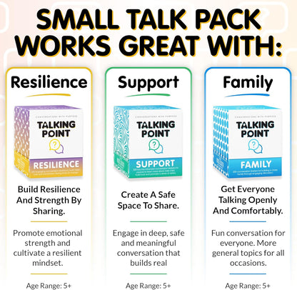 200 Icebreaker Conversation Cards - Improve Your Small Talk & Make Deep Connections - Perfect for Parties, Gatherings & More - Always Have Something to Say - Discuss Fun Questions & Interesting Topics