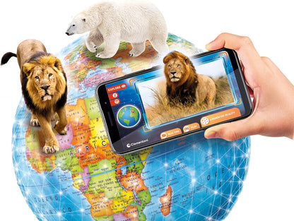 Clementoni 59364 Real-time Digital World Globe for Kids Ages 7 and Up