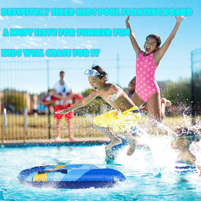 Inflatable Boogy Boards for Beach Travel Toys, 30” Cavas Slip Slide Water Park Body Surfing Board with Handles, Summer Fun Water Pool Game Toys for Kids 4,8,12 Ages