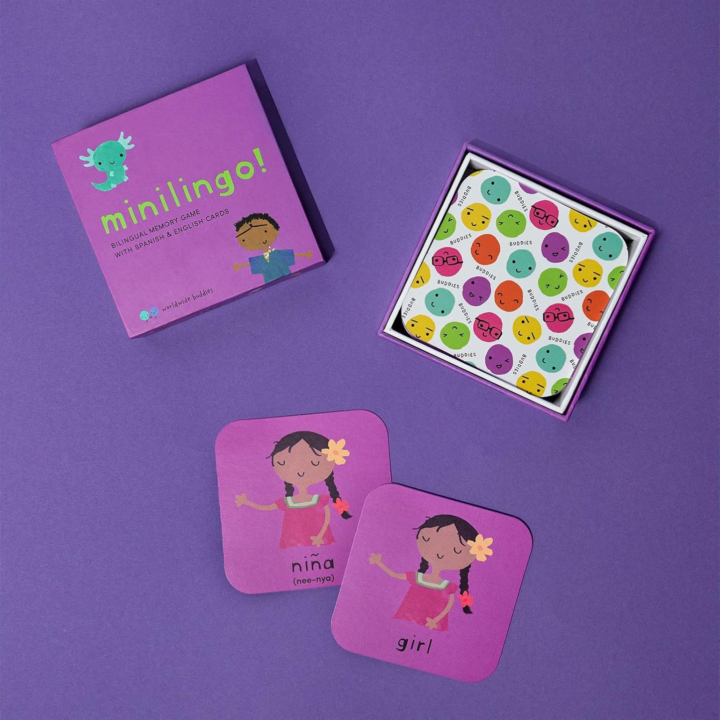 Minilingo Spanish / English Bilingual Flashcards: Bilingual memory game with Spanish & English cards (Minilingo Bilingual Flashcards)