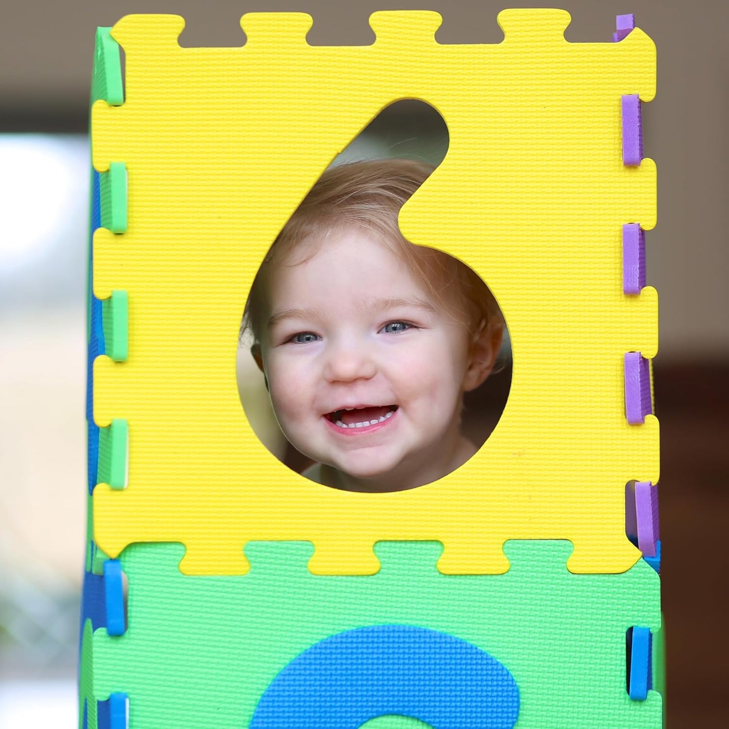 BalanceFrom Kid's Puzzle Exercise Play Mat with EVA Foam Interlocking Tiles