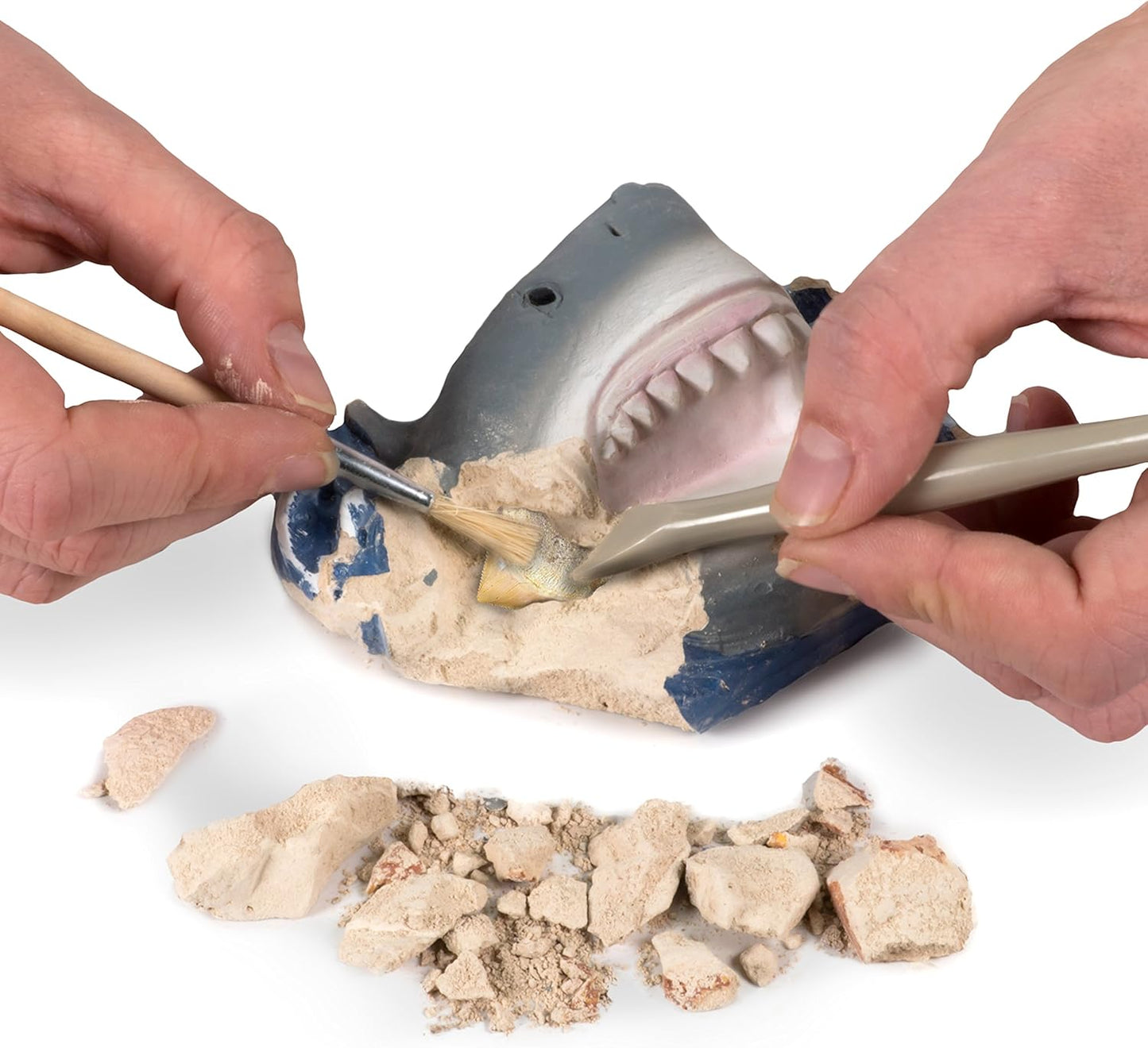 National Geographic Dinosaur Dig Kit - Fascinating Excavation Kits for Kids with Replica T-Rex Tooth and Genuine Dino Poop Fossil | STEM Educational Science Kits Gifts for 8+ Year Old Boys and Girls