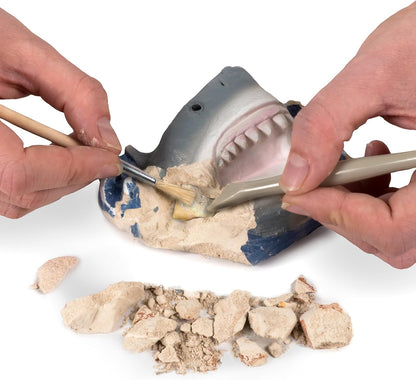 National Geographic Dinosaur Dig Kit - Fascinating Excavation Kits for Kids with Replica T-Rex Tooth and Genuine Dino Poop Fossil | STEM Educational Science Kits Gifts for 8+ Year Old Boys and Girls