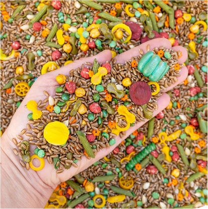 Sensory Rice, Sensory Bin Filler, Sensory Filler, Sensory Bins, 4th of July Toys, Sensory Bin Tools, Sensory Table Filler (4th of July Sensory Rice, 4 Cups)