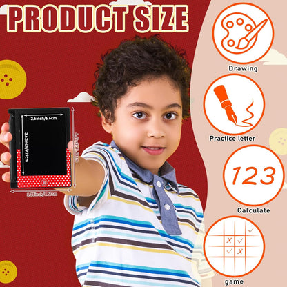 Nezyo 24 Pack Toy Inspires Party Favors Supplies, LCD Writing Tablet for Kids, 4.6'' Mini Board Drawing Tablet, Cartoon Goodie Bags Stuffers Birthday Toddler Boy Student Gifts