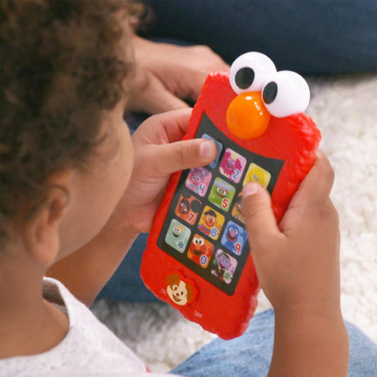 Sesame Street Learn with Elmo Pretend Play Phone, Learning and Education, Easter Basket Fillers, Gifts, Presents, Kids Toys for Ages 2 Up by Just Play, Kids Toys for Ages 2 Up by Just Play