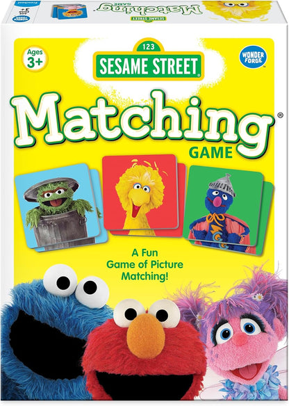 Wonder Forge Sesame Street Memory Matching Game: Fun Toddler Learning Toys & Games for Kids Ages 3-5, Ideal for Family Play & Education