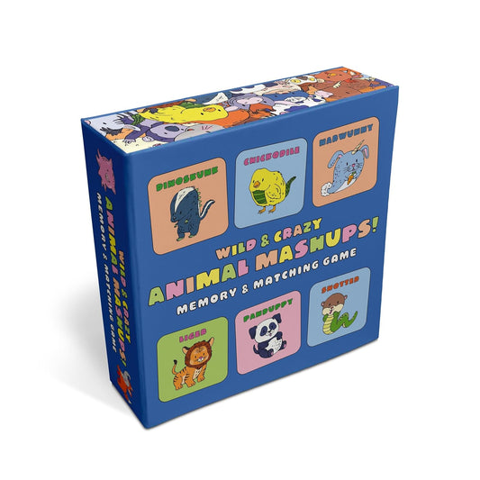 Wild & Crazy Animal Mashups! Memory & Matching Game (Knock Knock Kids Matching Games)