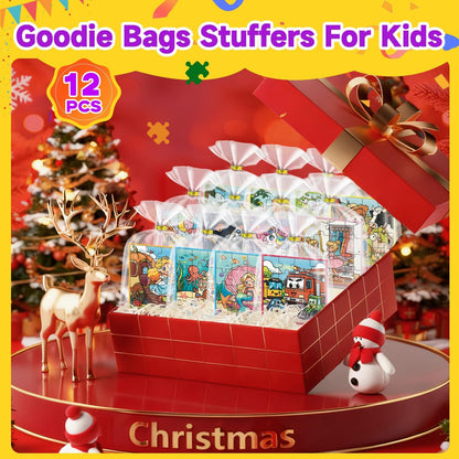 24 Pack Easter Party Favors for Kids, Magnetic Puzzle Books Bulk for Toddlers 3-5 & Kids 4-8, Goodie Bag Stuffers, Classroom Prizes, Birthday Return Valentine’s Day Gifts, Travel