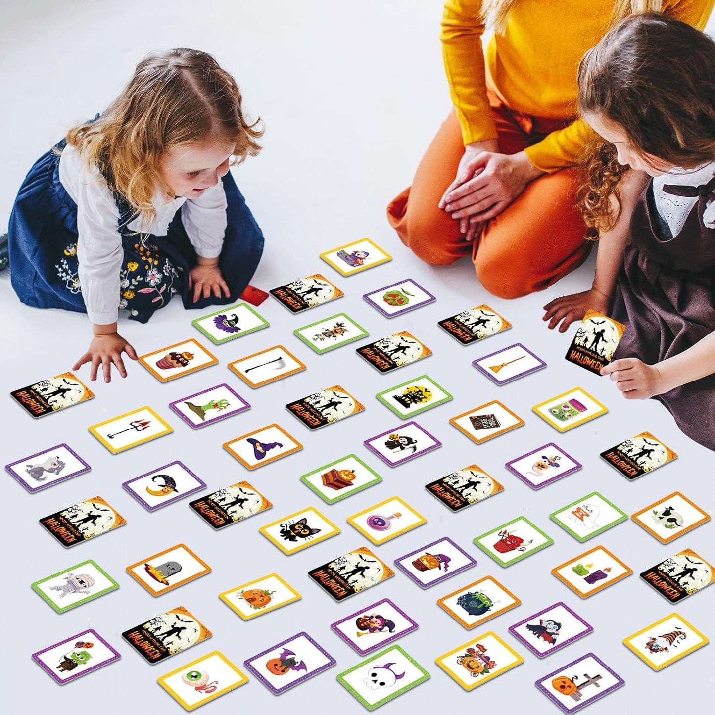 gisgfim 100 PCS Memory Matching Game Famous Paintings Concentration Memory Card for Adults Learning Educational Game A Fun & Fast Artworks Theme Matching Games