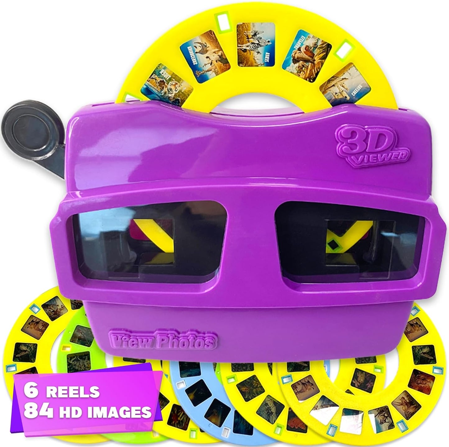 ArtCreativity 3D Viewer with 6 Reels & Kids Camera Viewfinder 12 Pack