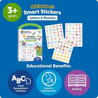 Learning Resources Skill Builders Letter Quiz Wheel, Alphabet Flash Cards, Reading Games, Sight Words Flash Cards Kindergarten, Ages 3 and Up