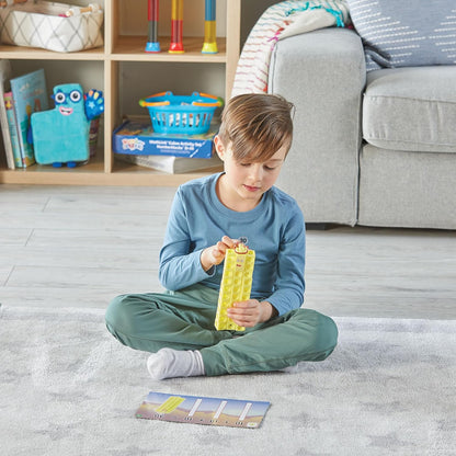 Learning Resources MathLink Cubes Numberblocks 21–30 Activity Set, Toys for 3 Year Old Boys and Girls, 20 Activities Related to The TV Series, Sensory Toys for Autism