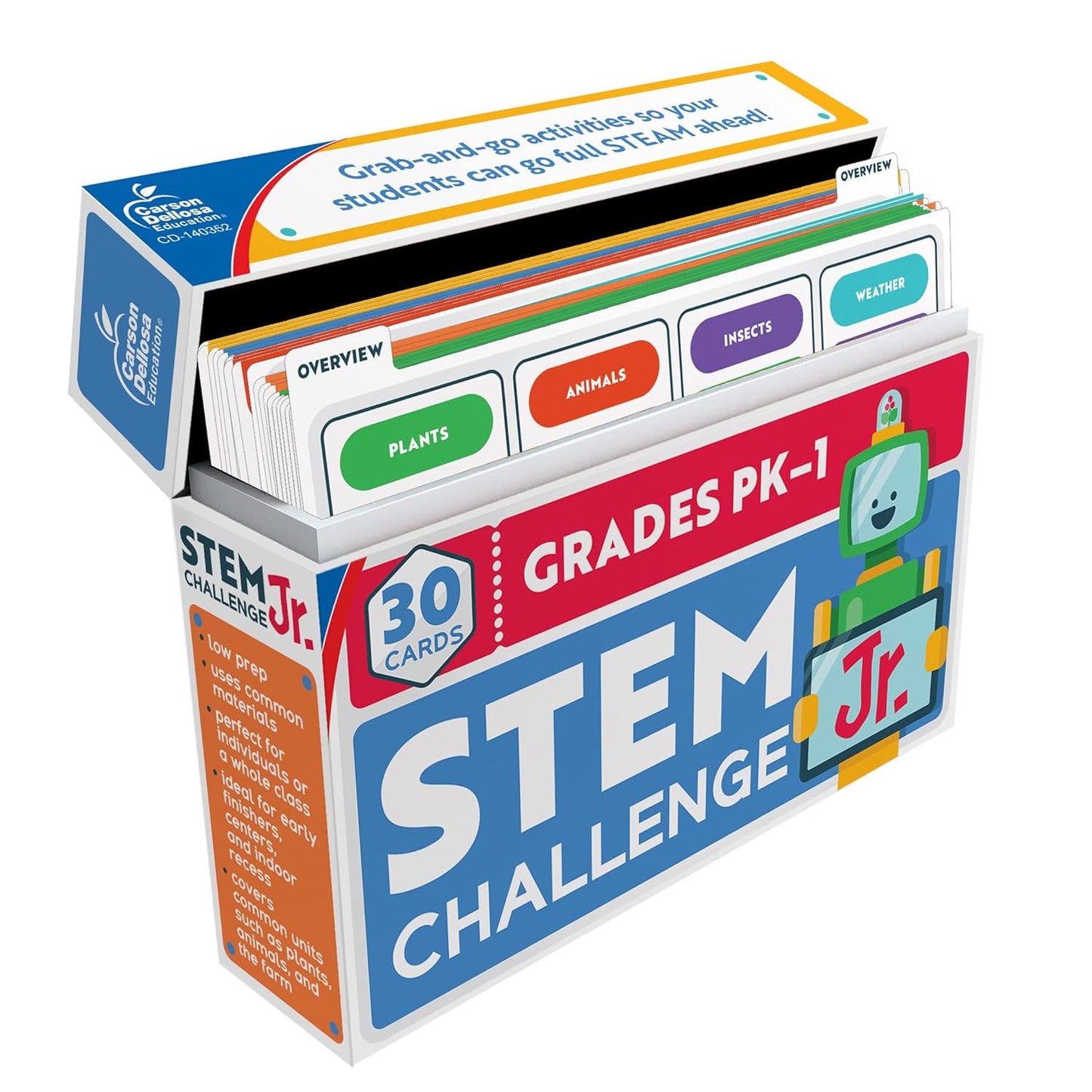 Carson Dellosa Stem Challenges, Seasonal, Physical, Life, Earth and Space Science Kits for Kids Ages 8-12, Educational Games and Experiments for 3rd Grade and Up