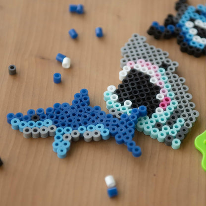 Perler 80-42993 Day at The Zoo Fused Bead Activity Bucket with Pegboards and Patterns, Multicolor, 8504 Pieces