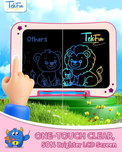 Birthday Gifts for Kids, 10inch LCD Writing Tablet Doodle Board, Mess Free Coloring Drawing Pad,Toddler Travel Toys, 3 4 5 6 7 8 Year Old Girl Birthday Gift, Christmas Easter Toys