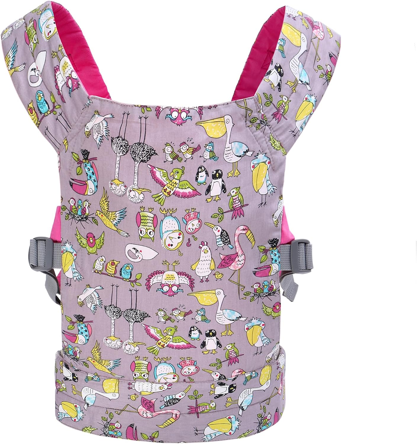 Miracle Baby Doll Carrier for Kids, Front and Back Baby Doll Accessories Backpack Kid Toddlers Play Toy Baby Carriers with Adjustable Straps for Little Girls